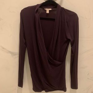 Banana republic wrap shirt